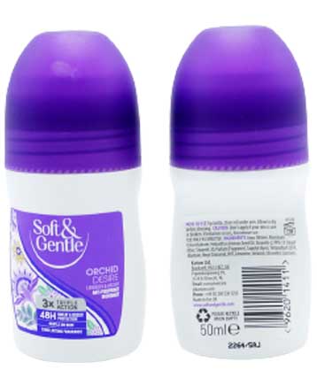 Женские дезодоранты SOFT&GENTLE Rool On Deod Orchid 50ml 96201411 ...